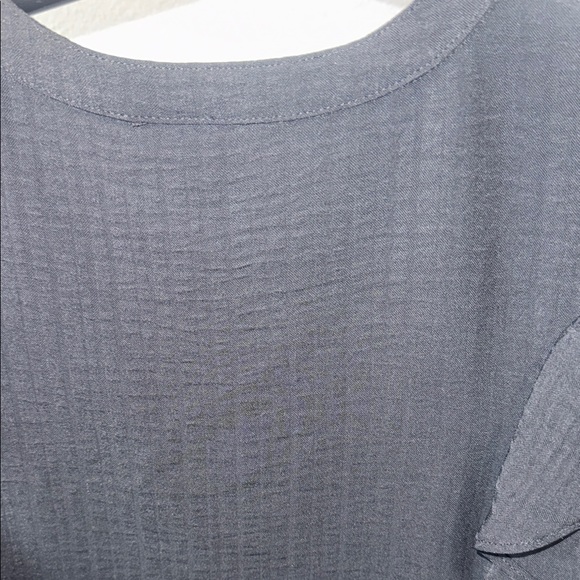 a new day Black Ruffle Sleeve Blouse - Picture 5 of 6